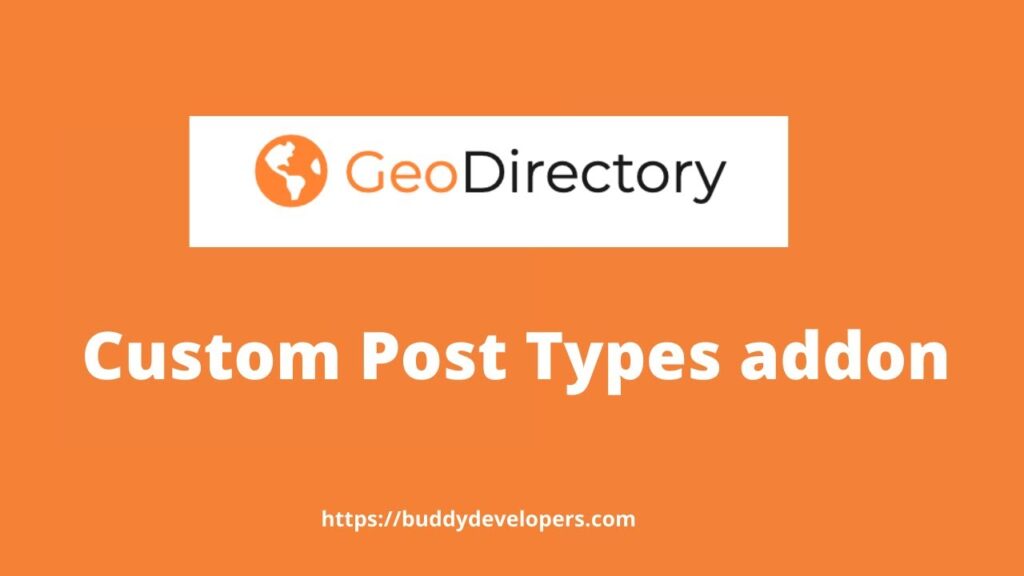 GeoDirectory Custom Post Types Addon